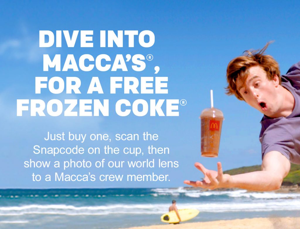 Deal Mcdonalds Free Frozen Coke With Snapchat Frugal Feeds 0883