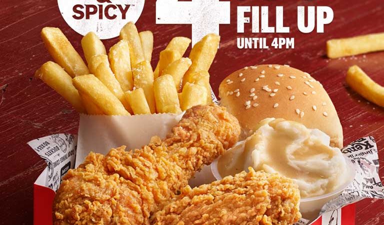 DEAL: KFC $4.95 Hot & Spicy Fill Up (until 28 October 2024) 1