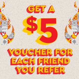 DEAL: Oporto - $5 off Welcome Voucher for New Flame Rewards Members 6