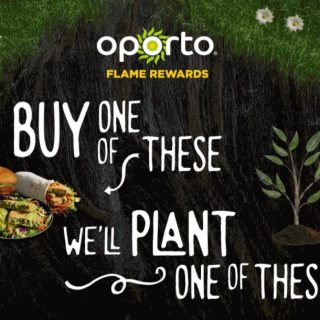 NEWS: Oporto will Plant a Tree with Every Vegan Burger, Rappa or Salad Purchased through Flame Rewards 4