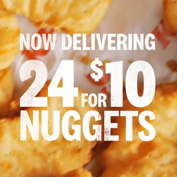 DEAL KFC 24 Nuggets for 10 via Delivery on KFC App (SA Only
