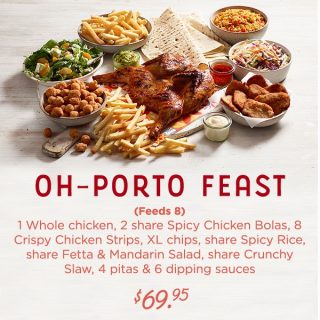 DEAL: Oporto - $69.95 Oh-Porto Feast 1