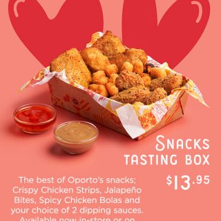 DEAL: Oporto - $15.50 Chicken Rappa Strip Box 9