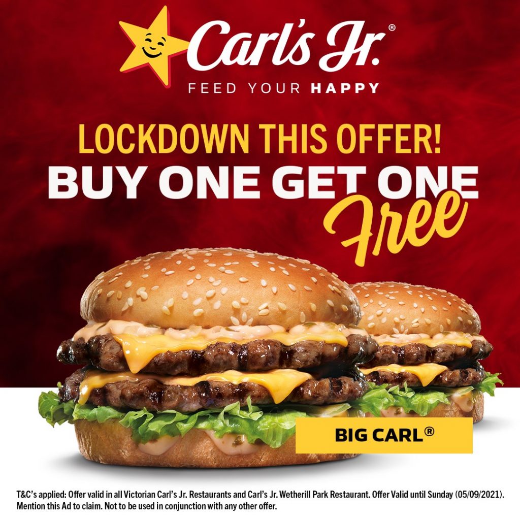 Carl's Jr Deals, Vouchers and Coupons (September 2021) frugal feeds