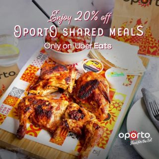 DEAL: Oporto - 20% off Shared Meals via Uber Eats 7