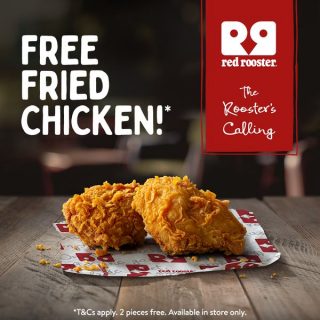 DEAL: Red Rooster - 2 Free Pieces of Fried Chicken for New Red Royalty ...