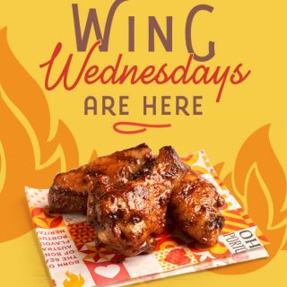 DEAL: Oporto - 3 Saucy Wings for $3 for Flame Rewards Members 3