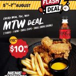 DEAL: Nene Chicken – 2 Thighs + 1 Wing + Chips + Drink for $10.95 (NSW/VIC/QLD/ACT) $11.95 (WA/NT) from 5-7 August 2024