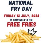 DEAL: Lord of the Fries – Free Fries 2-3pm on Friday 12 July 2024 (National French Fry Day)