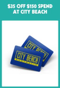 $35 off $150 City Beach Voucher - McDonald’s Monopoly Australia 2022 1