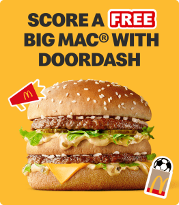 DEAL: McDonald's - Free Big Mac with $25+ Spend via DoorDash 38