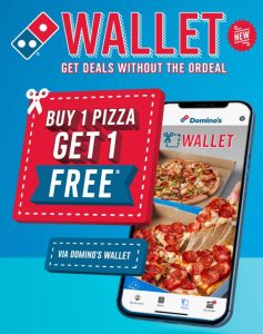 DEAL: Domino's - Buy One Large Traditional/Premium Pizza, Get One Traditional/Value Max/Value Free via Domino's Wallet on App (until 22 January 2023) 1
