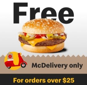 DEAL: McDonald's - Free Quarter Pounder with $25+ Spend with McDelivery via MyMacca's App (until 19 February 2023) 34