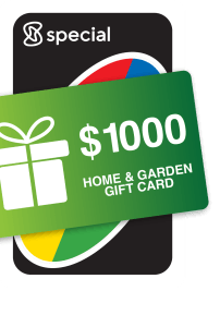$1,000 Home & Garden Gift Card - Hungry Jack’s UNO 2023 1