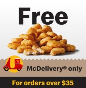 DEAL: McDonald's - Free 20 McNuggets with $35+ Spend with McDelivery via MyMacca's App (until 25 June 2023) 34