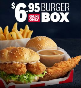 DEAL: KFC $6.95 Burger Box via App or Website (Bendigo Only) 20