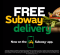 DEAL: Subway - Free Delivery with $10+ Spend via Subway App & Website (until 26 September 2024) 3