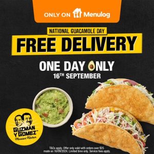 DEAL: Guzman Y Gomez - Free Delivery with $25 Spend via Menulog (16 September 2024) 5