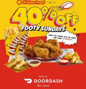 DEAL: Chicken Treat - 40% off with $30+ Spend on Sundays via DoorDash (until 30 June 2024) 11