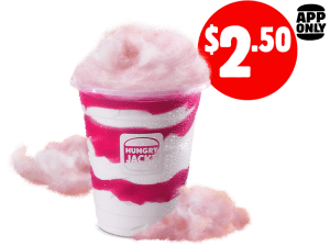 DEAL: Hungry Jack's - $2.50 Fairy Floss Storm via App 1