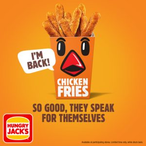 NEWS: Hungry Jack's Chicken Fries Return 21 May 2024 1