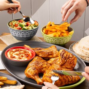 DEAL: Nando's - $39.95 Whole Chicken, 2 Large Sides, 4 Pitas, Hummus & PERi-Drizzle 4