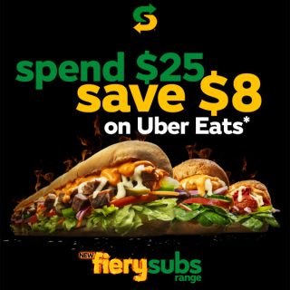 DEAL: Subway - $8 off $25+ Spend Between 10am-4pm via Uber Eats (until 18 June 2024) 7
