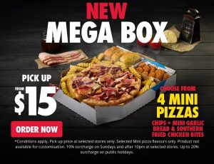 DEAL: Domino's $15 Mega Box 1