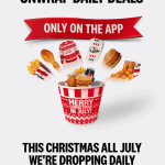 DEAL: KFC Christmas in July 2024 Deals via App