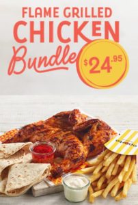DEAL: Oporto - Free Regular Chips 1st Purchase + Free Double Bondi Burger with $5 Spend on 2nd Purchase via Flame Rewards 8