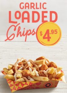 DEAL: Oporto - $4.95 Garlic Loaded Chips via Online or App (until 30 June 2024) 1