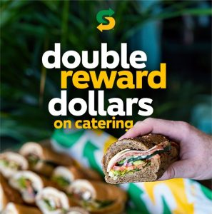 DEAL: Subway – Double Rewards on Catering (until 30 June 2024) 1