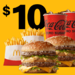 DEAL: McDonald’s – 2 Big Mac Meals for $10 + 1,500 MyMacca’s Points for New App Users