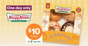 DEAL: 7-Eleven - $10 Krispy Kreme Cheesecake 4 Pack (5 July 2024) 1