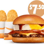 DEAL: Hungry Jack’s – $7.50 Jack’s Brekky Roll & 2 Hash Browns Pickup via App