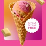 DEAL: Baskin Robbins – Buy One Get One Free Beach Sunset Waffle Cones via App (until 31 July 2024)