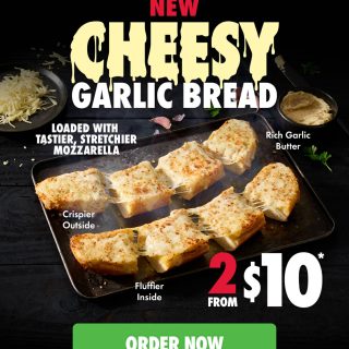 NEWS: Domino's New Cheesy Garlic Bread 9