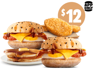 DEAL: Hungry Jack's - $7.50 Jack's Brekky Roll & 2 Hash Browns Pickup via App 11