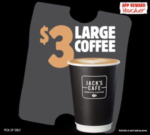 DEAL: Hungry Jack's - $3 Large Coffee via App (until 22 July 2024) 1