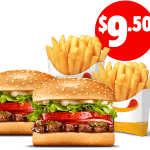 DEAL: Hungry Jack’s – 2 Whopper Junior & 2 Medium Chips for $9.50 Pickup via App