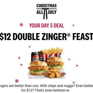 DEAL: KFC - $12 Double Zinger Feast Pickup via App (5 July 2024) 9