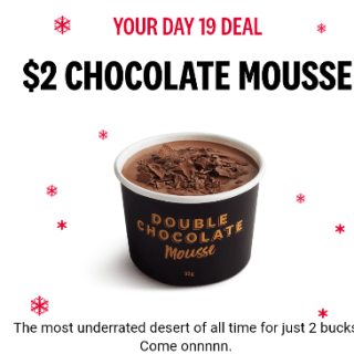 DEAL: KFC - $2 Chocolate Mousse via App (19 July 2024) 9