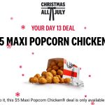 DEAL: KFC – $5 Maxi Popcorn Chicken via App (13 July 2024)