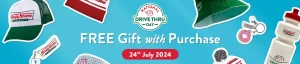 DEAL: Krispy Kreme - Free Gift with Any Purchase at Drive Thru Stores (24 July 2024) 2