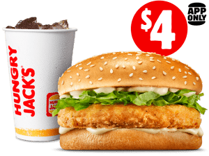 DEAL: Hungry Jack's - Free Glass with Large Meal Purchase 10