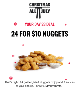 DEAL: KFC - 24 Nuggets for $10 via App (28 July 2024) 1