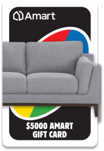 $5,000 Amart Furniture Gift Card - Hungry Jack’s UNO 2024 6