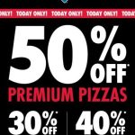 DEAL: Domino’s – 50% off Premium, 40% off Traditional, 30% off Value Max Pizzas (8 September 2024)