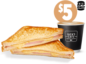 DEAL: Hungry Jack's - $3 Ham & Cheese Toastie + Hash Brown via App (until 19 August 2024) 14