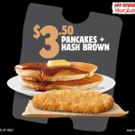 DEAL: Hungry Jack’s – $3.50 Pancakes & Hashbrown via App (until 18 November 2024)